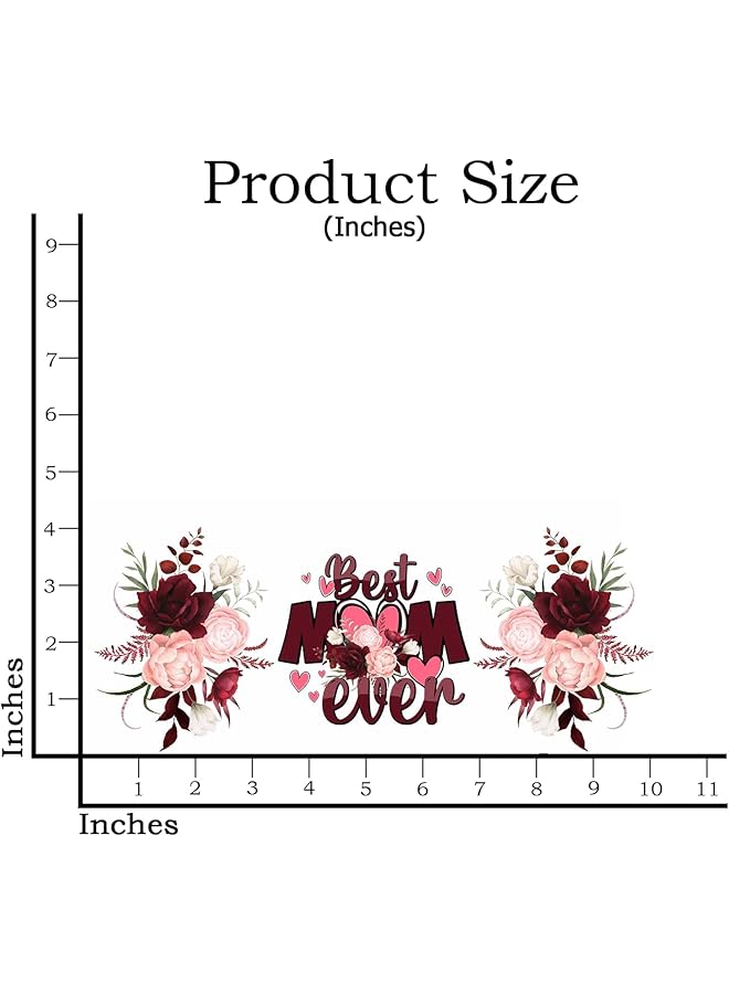 إيروريكس غلاف أكواب زجاجية Uv Dtf، نقل Uvdtf، تصميم زهرة مقاوم للماء، لأكواب زجاجية سعة 16 أونصة، هدايا للنساء، 3 قطع، الطراز 5 - Image 5