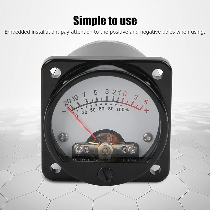 TS 45 W DC500UA VU Meter With Bright Backlight DB Audio Level Indicator For 5W 60W Amplifiers - Image 3