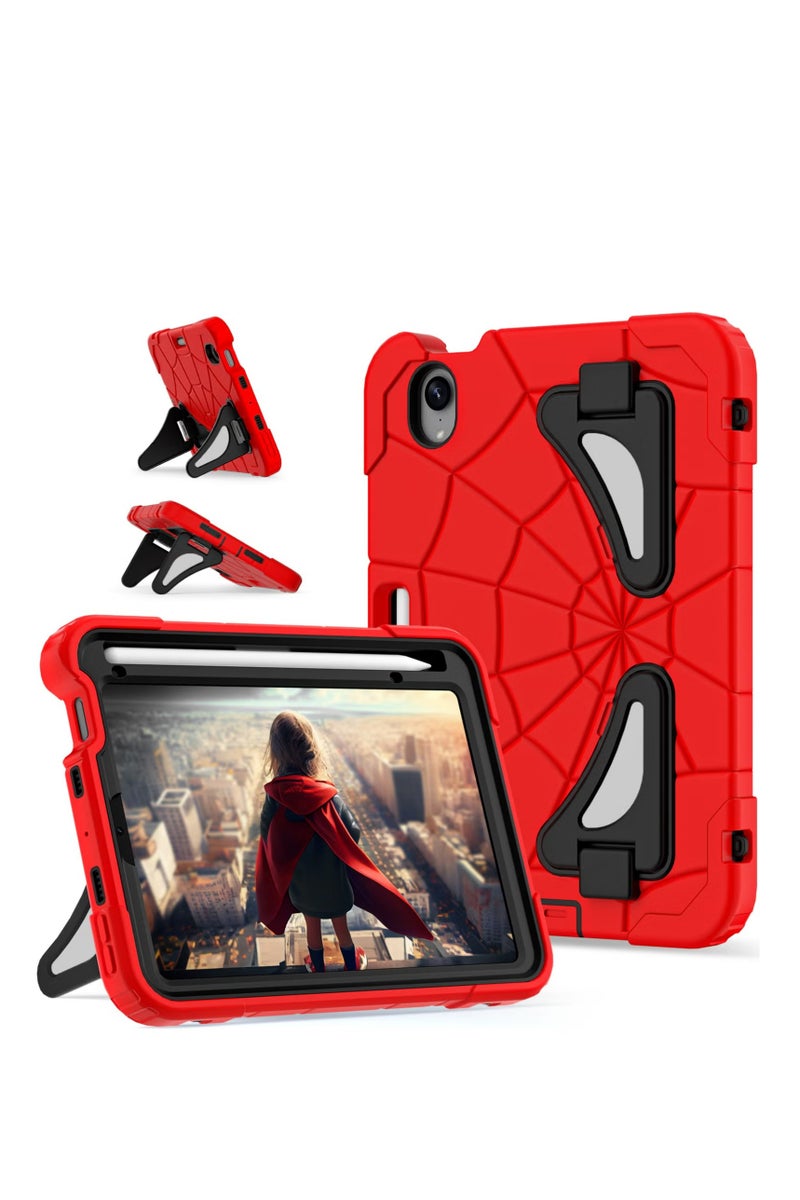 Spider Style Case Compatible for iPad Pro 11 Inch(2018/2020/2021/2022)/iPad Air 4th Gen 10.9 Inch(2020)/iPad   Air 5th Gen 10.9(2022) Shockproof Protective Cover with Pencil Holder  Kickstand for Kids Children - Image 1