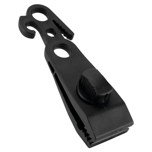 Performance Tool W1892 4-Pack Heavy Duty Tarp Clips - Secures Tarps, Awnings, Canopies, Covers - Ideal for Camping, Caravan, Swimming Pool, Boat - Image 1