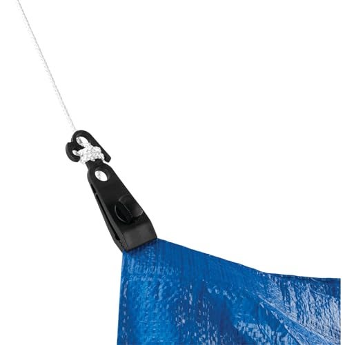 Performance Tool W1892 4-Pack Heavy Duty Tarp Clips - Secures Tarps, Awnings, Canopies, Covers - Ideal for Camping, Caravan, Swimming Pool, Boat - Image 4