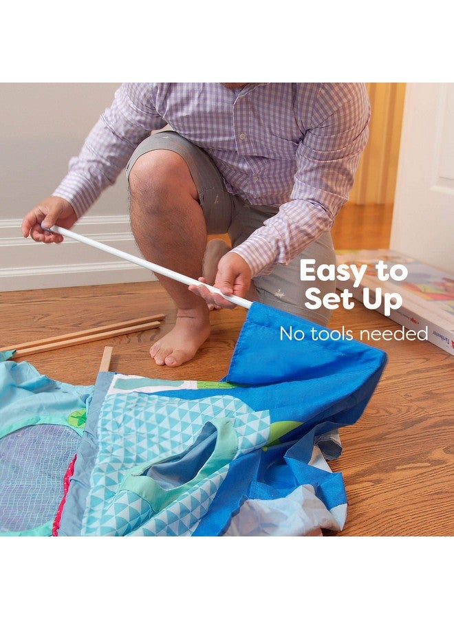 HABA Doorway Puppet Theater - Space Saver with Adjustable Rod: Ideal for Pretend Play, Hand Puppets, Educational Kids Activities, & Toys for Toddlers - Image 5