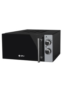 SPJ SPJ Microwave Oven 20L, 700W With 6 Power Levels, Child-Safety-Lock, Defrost Function, 30 Minutes Timer, Express Cook, Easy to Use, Best for Home & Office, Colour - BLACK, MWBLU-20L002  - Image 1
