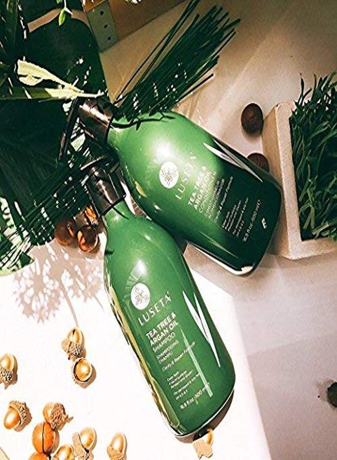 L LUSETA Luseta Tea Tree Oil Shampoo 33.8oz- Natural Anti Dandruff Treatment for Dry and Damaged Hair, Sulfate Free & Safe for Color Treated Hair - Image 5
