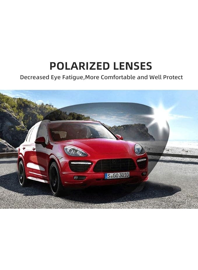 AIWANTO Polarized Sports Sunglasses – UV400 Cycling & Outdoor Glasses for Men & Women with 5 Interchangeable Lenses, Ultra-Light Frame & Myopia Inner Frame - Image 5