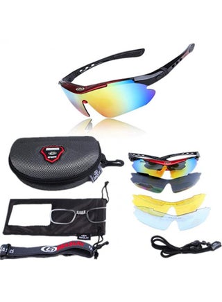 FreeBee Polarized Cycling Bike Riding Sun Glass With 4 Interchangeable Lenses - pzsku/ZC4D9A08E31E5ECB7F885Z/45/_/1729240695/2dc14c5d-80d6-4c9e-aead-3061f79393ac