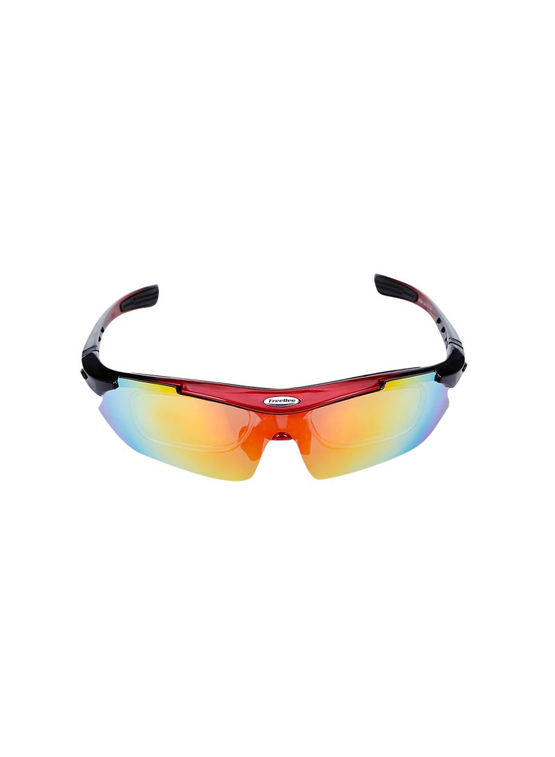 FreeBee Polarized Cycling Bike Riding Sun Glass With 4 Interchangeable Lenses
