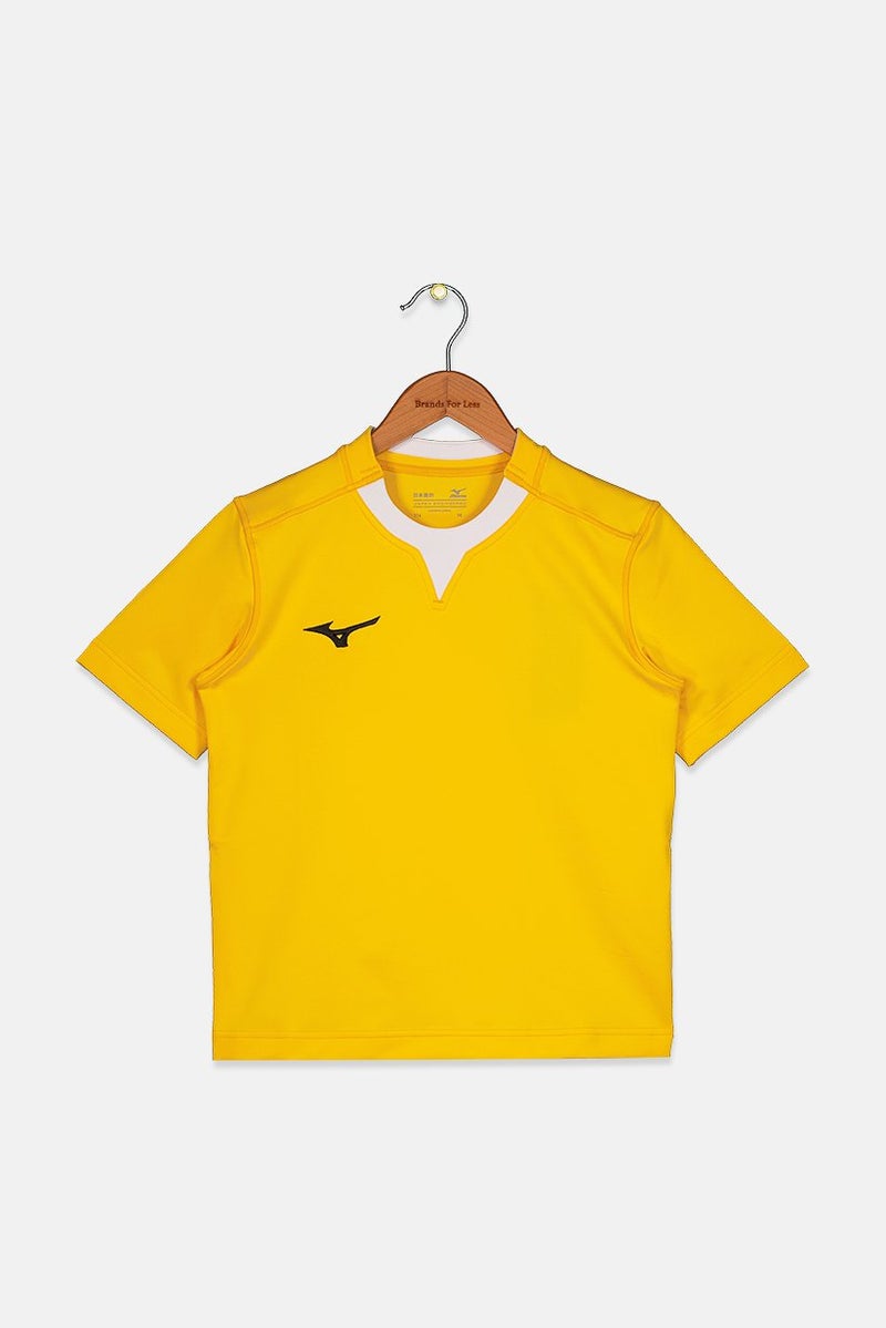 Mizuno Kids Boy Sportswear Fit Training T-shirt, Yellow - Image 1