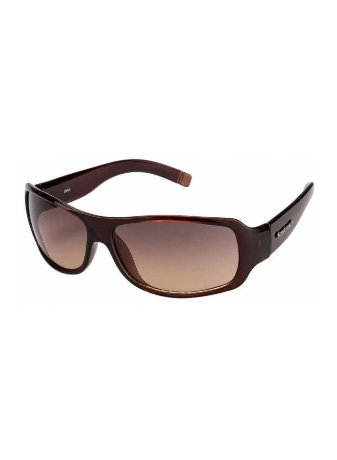 fastrack Brown Wraparound Men Sunglasses