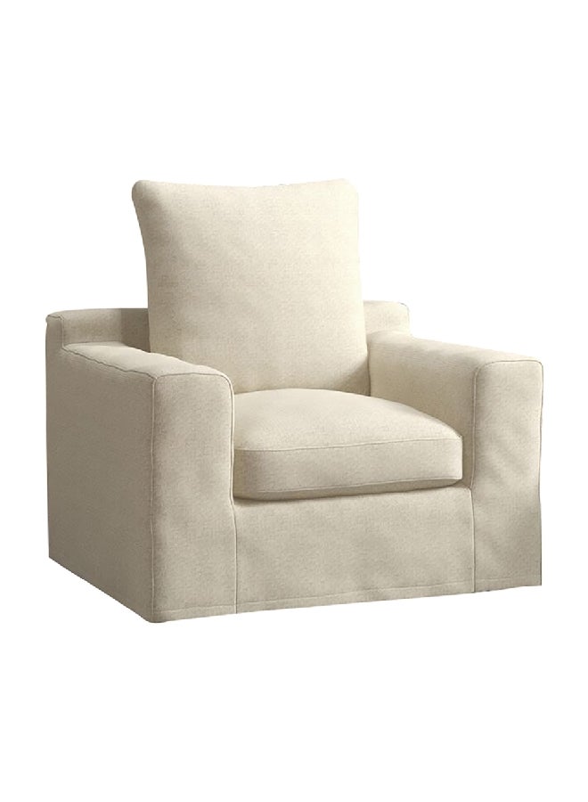 Micasa Elegant And Modern Design 1-Seater Sofa Light Beige 67 X 97 X 90 Cm 2023-2-1P - Image 1