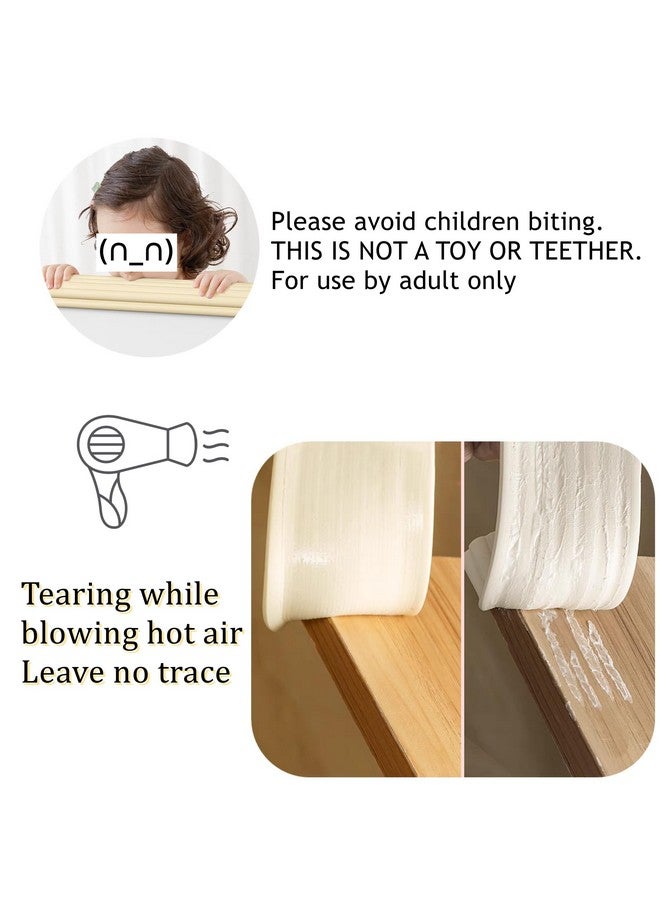 M2cbridge L Shape Extra Thick Furniture Table Edge Protectors Foam Baby Safety Bumper Guard 6.5 Ft (Blue) - Image 3