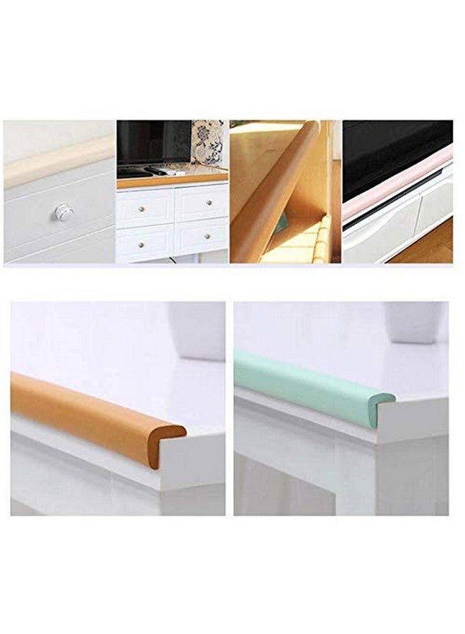M2cbridge L Shape Extra Thick Furniture Table Edge Protectors Foam Baby Safety Bumper Guard 6.5 Ft (Blue) - Image 2