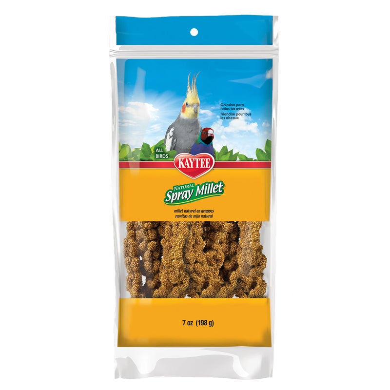 Kaytee Spray Millet Treat for Pet Birds, 7 Ounce - Image 1