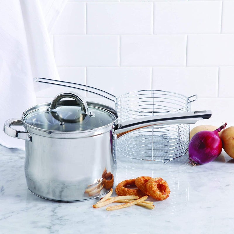 Oster Stainless Steel 91537.03 Sangerfield 3.65 Quart 3 Piece Deep Fryer Set, Multi-Size - Image 4