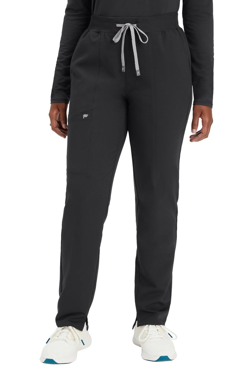 Fabletics Women's Performance Scrub Pant - MotionTech, 4-Way Stretch, Pocket-Packed, Lightweight, Semi-Slim Fit, S/Regular 28 in | 28, Black - Image 1