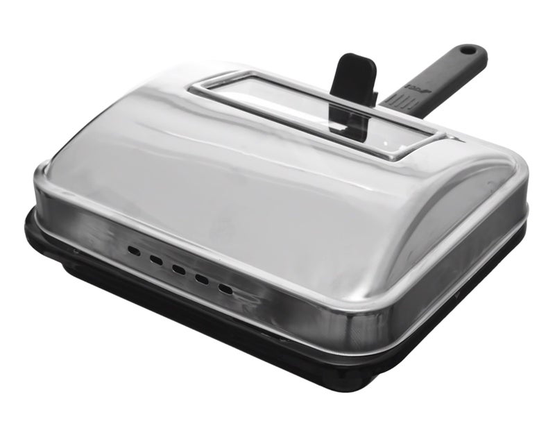 ROCKY Stainless Steel Grill 28 cm Silver - Image 1