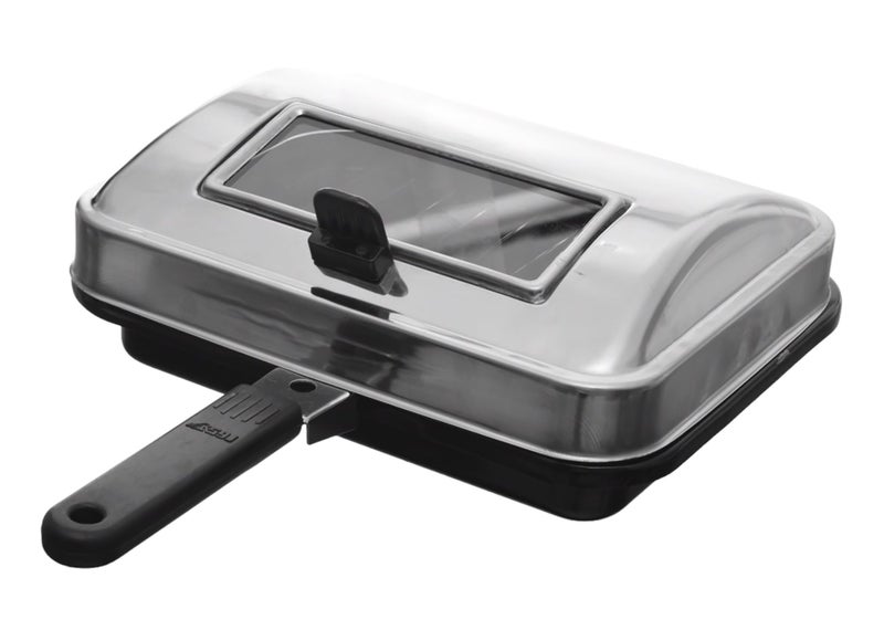 ROCKY Stainless Steel Grill 28 cm Silver - Image 3