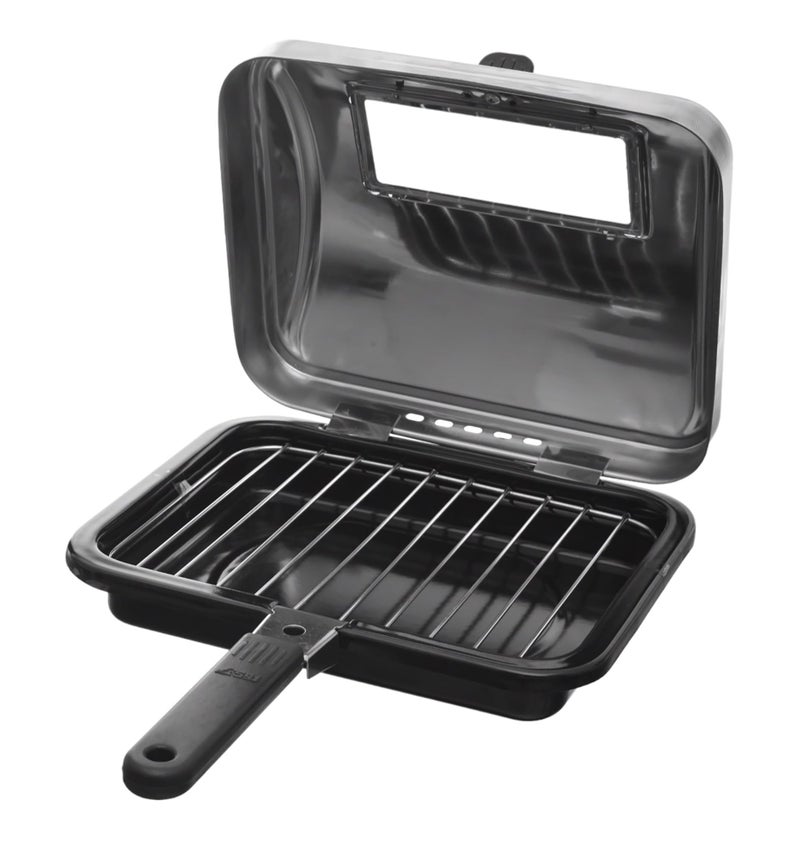 ROCKY Stainless Steel Grill 28 cm Silver - Image 2