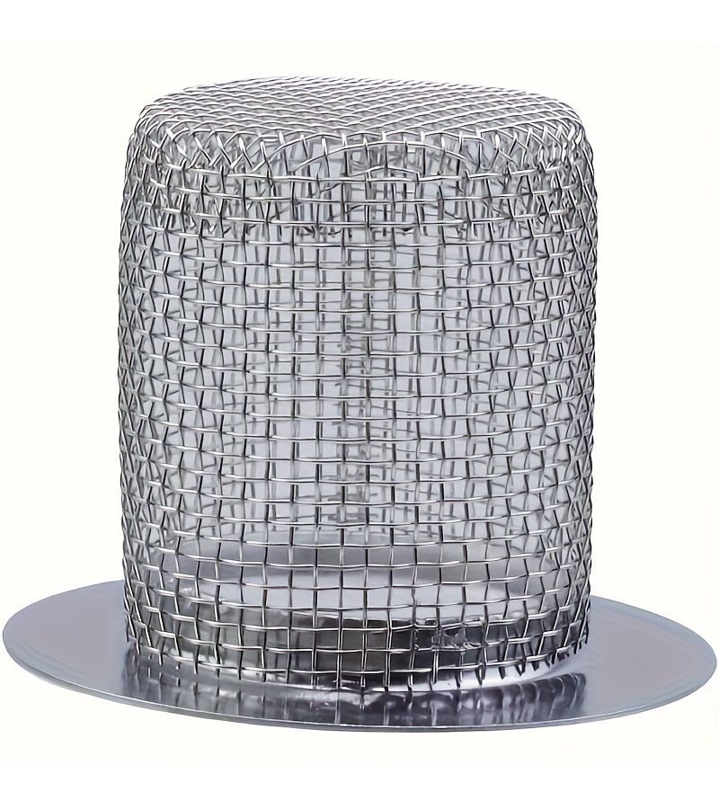 6pcs Stainless Steel Bathroom Sink Drain Strainers Mesh Hair Catcher Rust Resistant - Image 5
