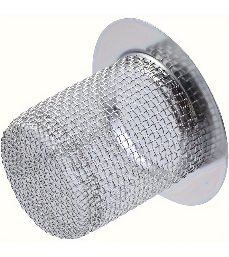 6pcs Stainless Steel Bathroom Sink Drain Strainers Mesh Hair Catcher Rust Resistant - Image 3