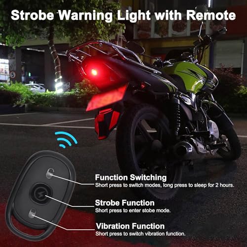 Automaze 2 PCS Wireless LED Strobe Lights with Remote Control, High Brightness 7 Colors USB Charging Led Drone Anti-Collision Lights Night Warning Light for Car Motorcycle Aircraft Bike RC - Image 4