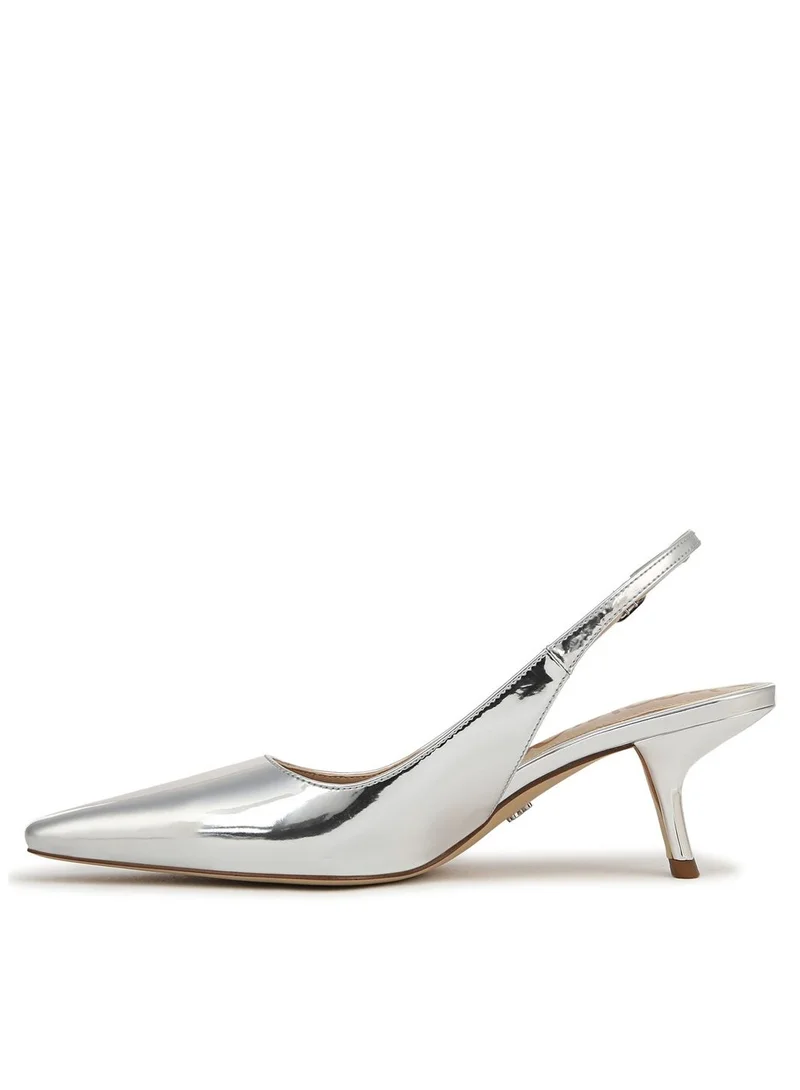 Sam Edelman SOFT SILVER PATENT Bianka Slingback Pump for Women | Best Price UAE