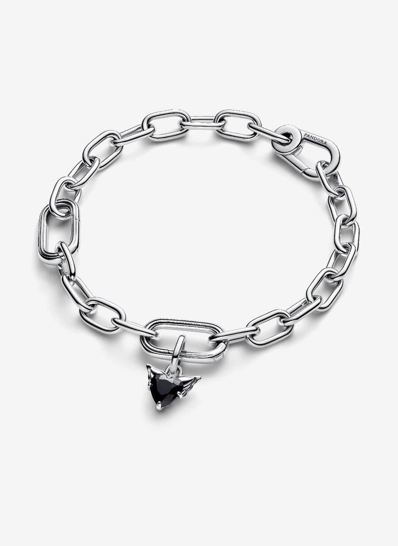 PANDORA Winged Heart Sterling Charm - Image 3