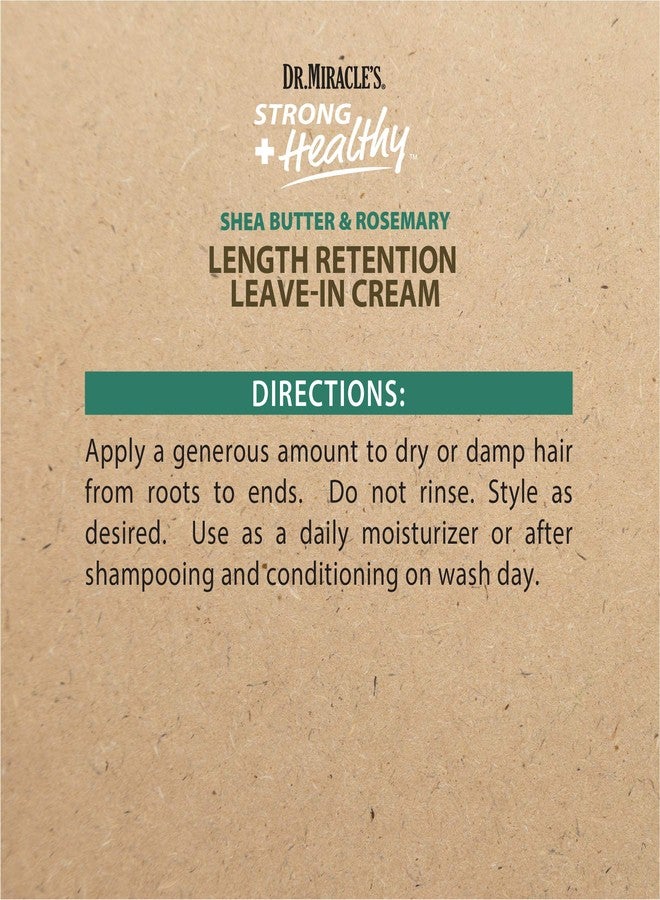 دكتور ميركالز كريم دكتور ميراكل لتطويل الشعر والحفاظ على طوله. يحتوي على زبدة الشيا، وإكليل الجبل، وزيت بذور العنب. 355 مل - Image 4