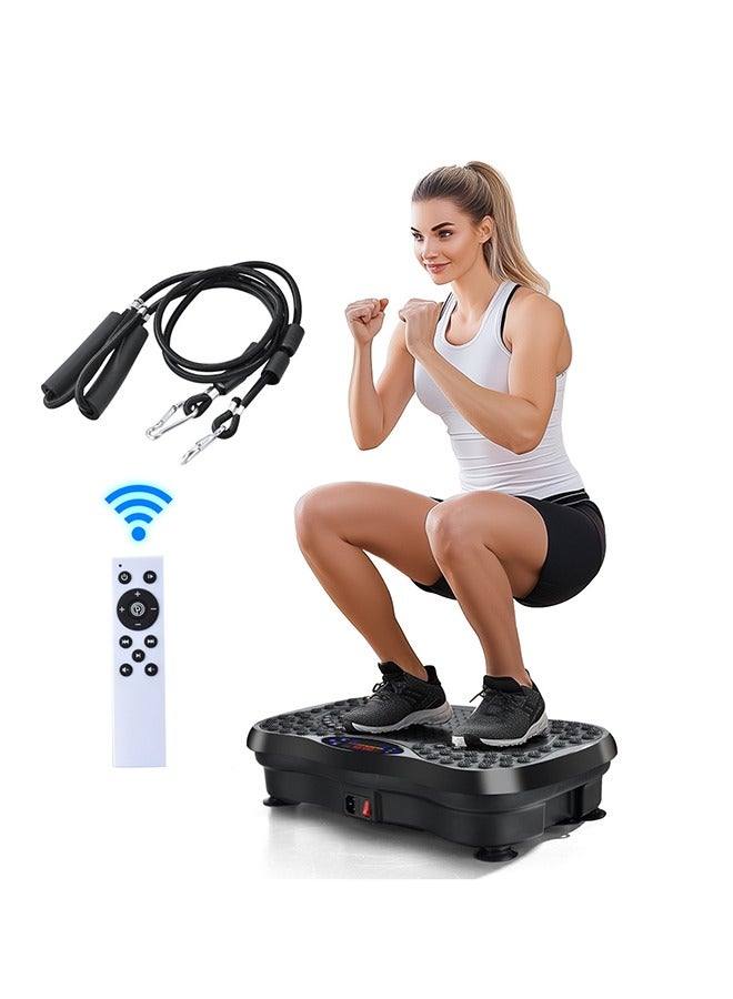 CozyNest Vibration Plate Fitness Platform Exercise Machine Vibrating Lymphatic Drainage Shaking Full Body Shaker Workout Vibrate Stand Shake Board Sport Gym for Weight Loss Fat Burner for Women Men - Image 2