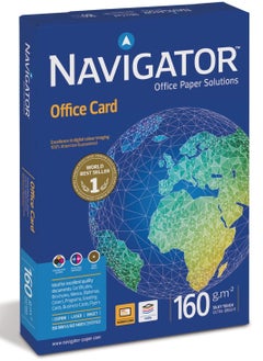 Navigator NAVIGATOR Nuco Office Card - ورق طابعة ملون مقاس A4 - متعدد الأغراض - آلة تصوير - أبيض 160 جم/م2 250 ورقة  - Image 1