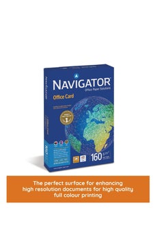Navigator NAVIGATOR Nuco Office Card - ورق طابعة ملون مقاس A4 - متعدد الأغراض - آلة تصوير - أبيض 160 جم/م2 250 ورقة  - Image 2
