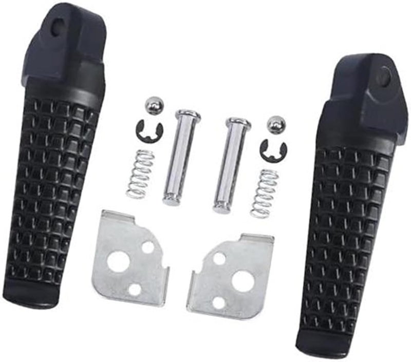 QASULER Motorcycle Rear Footrest Foot Pegs - Image 1
