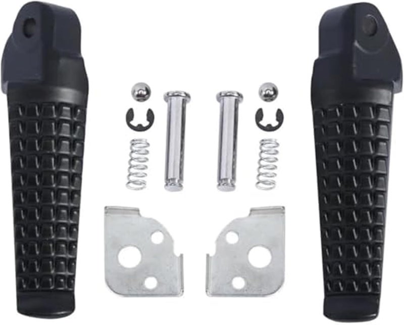 QASULER Motorcycle Rear Footrest Foot Pegs - Image 2