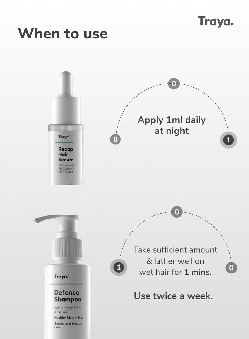 Traya Hair Regrowth Starter Combo Kit for Men | Stage 1 of Hair Loss | Combo of 4 Products - Image 5