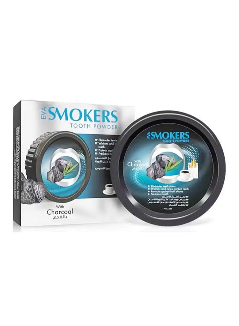 EVA SMOKERS Cleansing Tooth Powder With Charcoal 40g