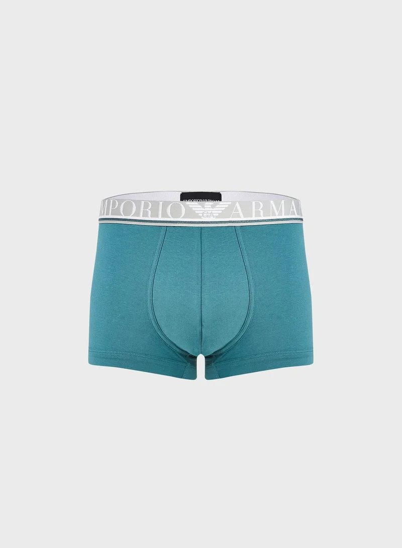 EMPORIO ARMANI Logo Band Trunks