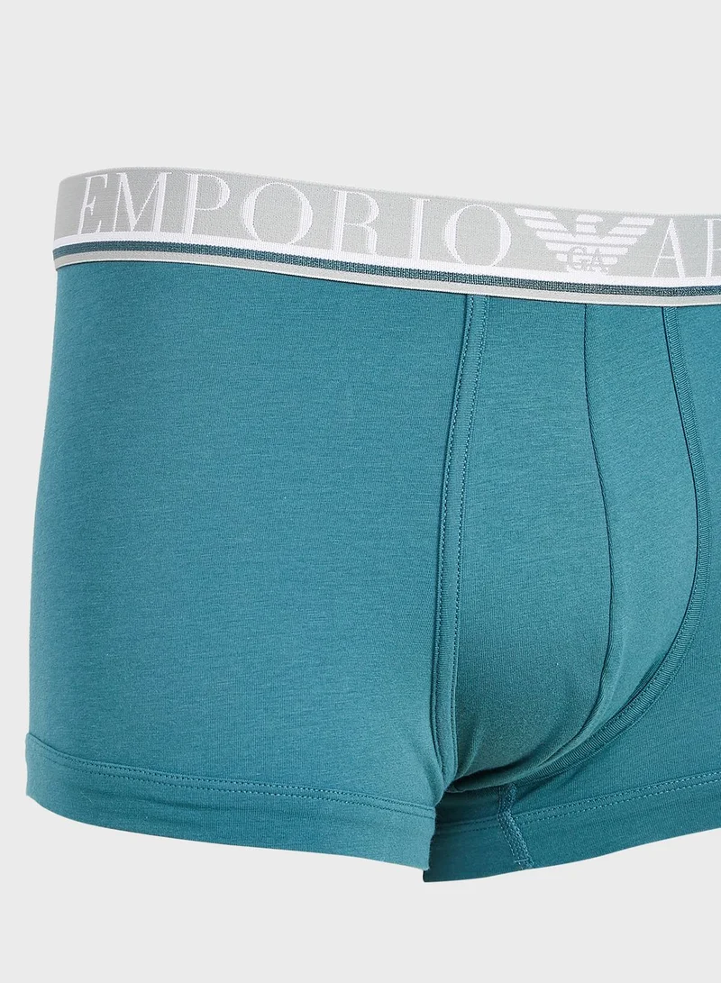 EMPORIO ARMANI Logo Band Trunks