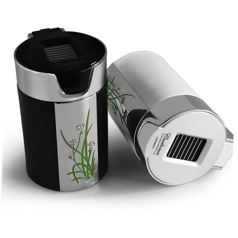 Car Cigarette Ash Container with LED Light Detachable Smokeless Ashtray for Cup Holder - Image 5
