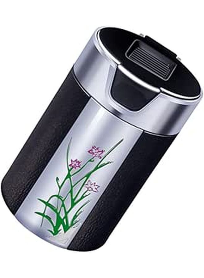 Car Cigarette Ash Container with LED Light Detachable Smokeless Ashtray for Cup Holder - Image 1