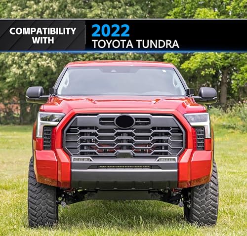 YZONA A-Pillar Hood Hinges Ditch Light Bracket Compatible with 2022 Toyota Tundra, Lighting Mount Brackets for Auxiliary Off Road LED Work Pod Light (2PCS, Black) - Image 2
