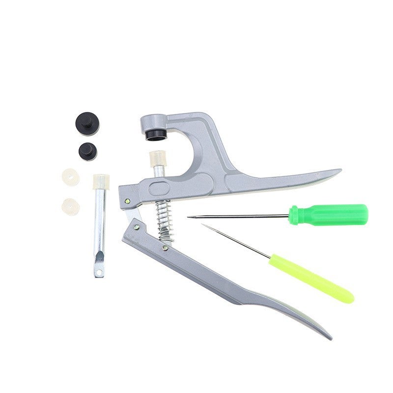 T3/T5/T8 Plastic Resin Four-Button Tool Hand Press Pliers Metal Five-Claw Buckle Suit Pink Hand Press Pliers - Image 3