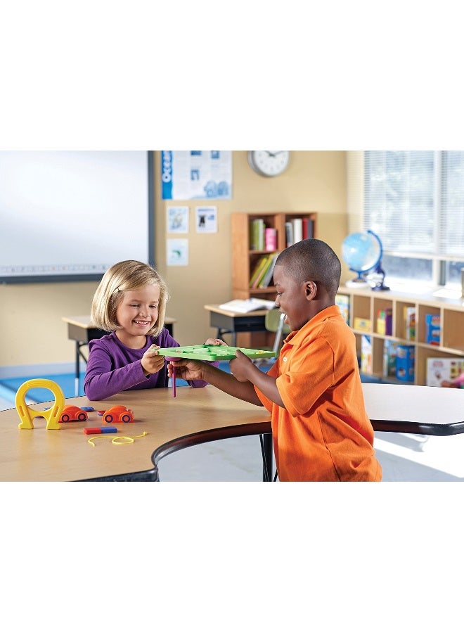 Learning Resources Stem Magnets Activity Set (34-Piece, 10 Lab Cards, Polarity Exploration, Ages 5+) - Image 2