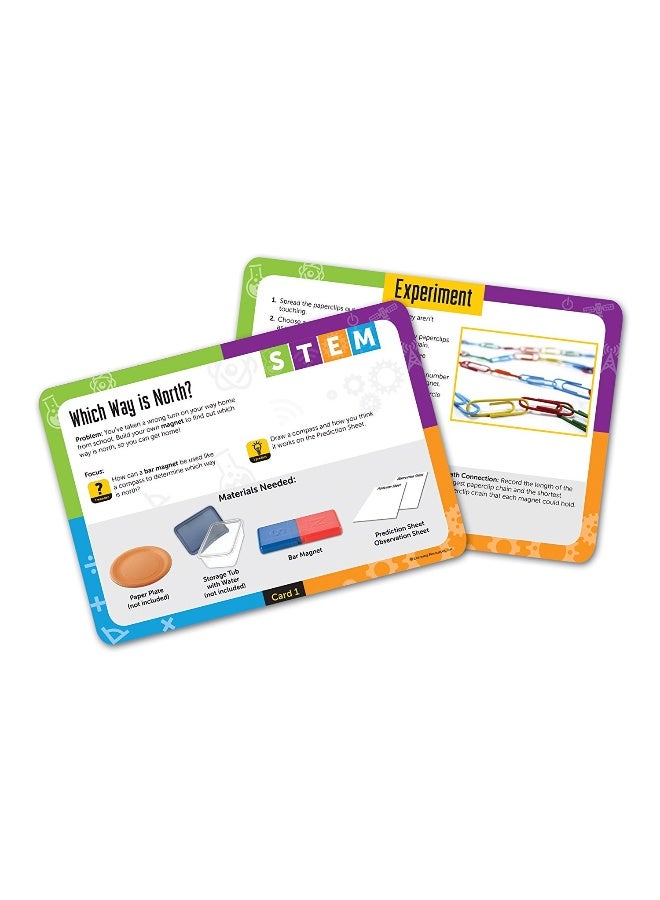 Learning Resources Stem Magnets Activity Set (34-Piece, 10 Lab Cards, Polarity Exploration, Ages 5+) - Image 3