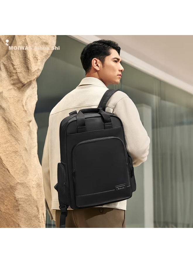 OIWAS Aihua Pioneer Series Backpack For Men And Women, 15.6-inch Laptop Bag, Travel Backpack, School Bag, Jd Self-operated, Black - Image 1