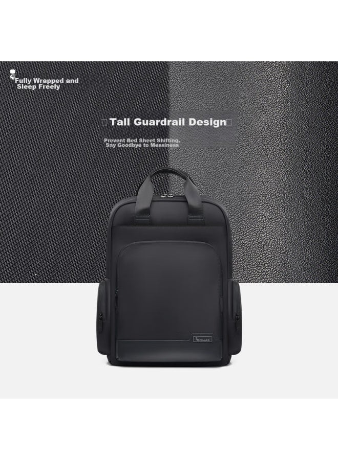 OIWAS Aihua Pioneer Series Backpack For Men And Women, 15.6-inch Laptop Bag, Travel Backpack, School Bag, Jd Self-operated, Black - Image 4