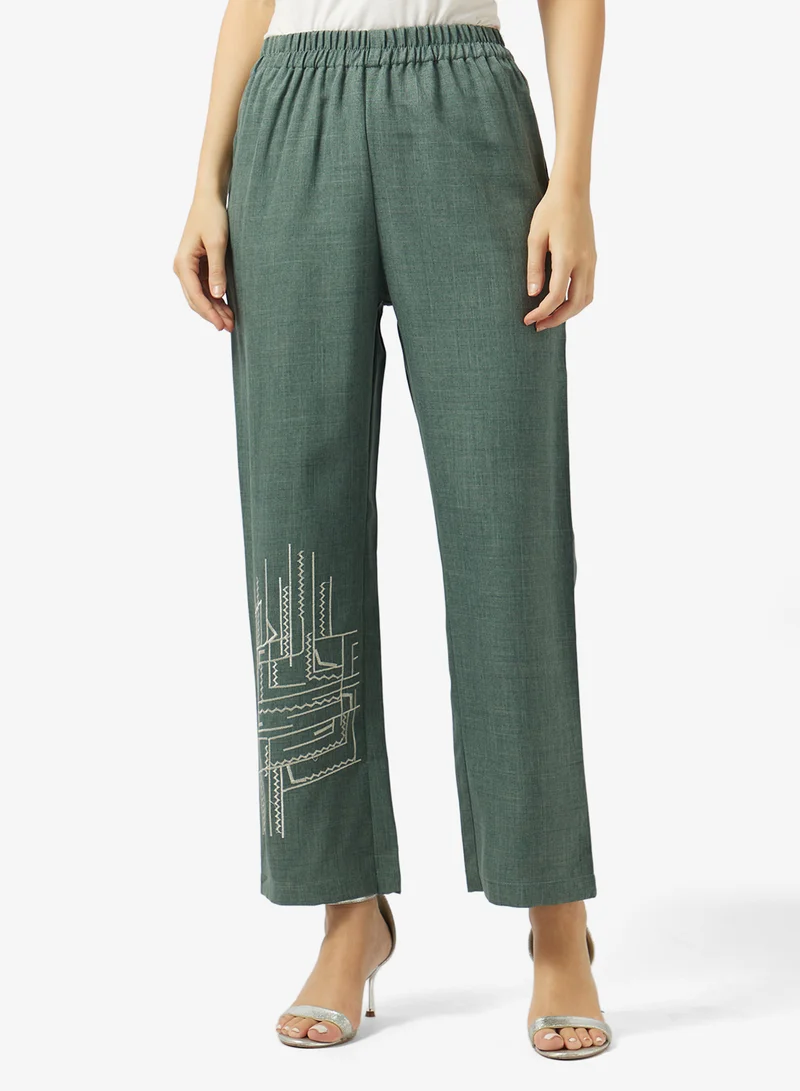 hayas closet  Printed blouse and pants set for Women | Best Price UAE