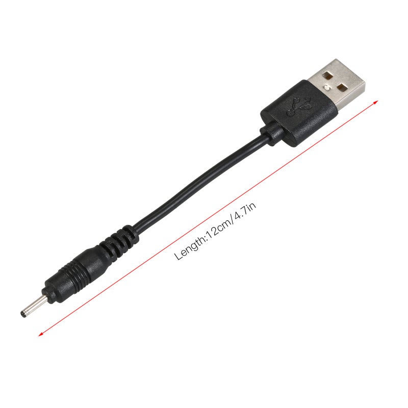 كابل شحن القلم بطول 12 سم، شاحن USB متوافق مع أقلام BOSTO وUGEE وHuion وWacom القابلة لإعادة الشحن - سلك شحن لوح الرسم الجرافيكي للابتوب والكمبيوتر وبنك الطاقة - Image 4