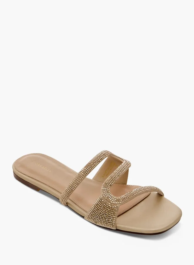 Flora Bella By Shoexpress Women Embellished Slip-On Sandals