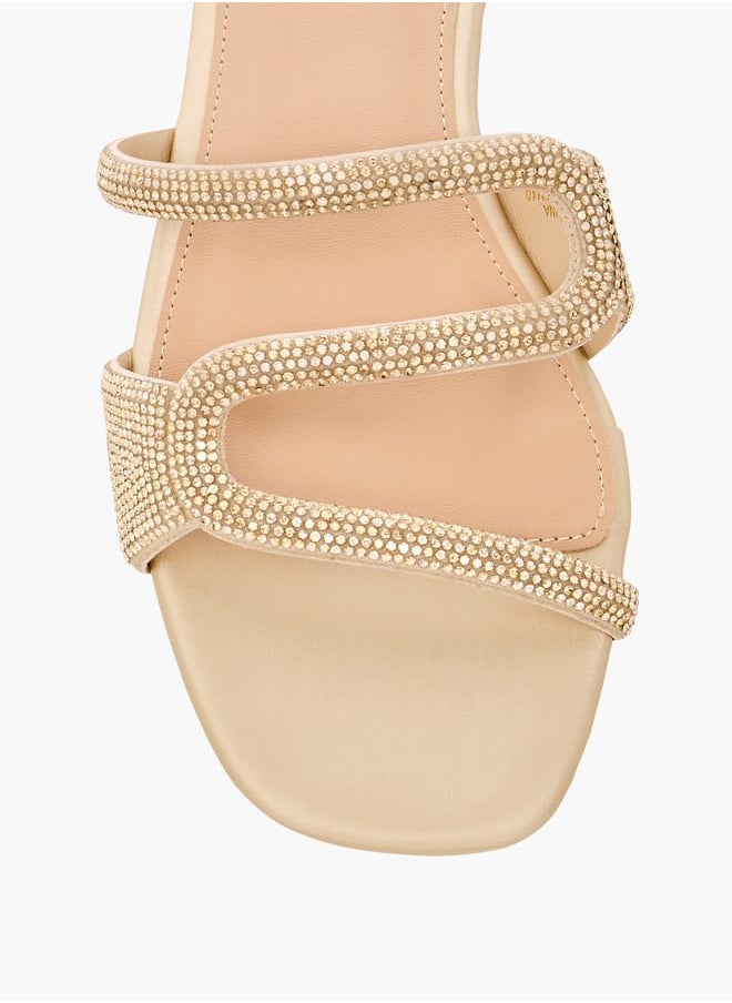 Flora Bella By Shoexpress Women Embellished Slip-On Sandals  - Image 4