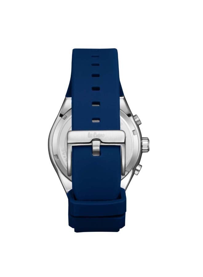 Lee Cooper ساعة يد متعددة الوظائف للرجال بقرص أزرق - LC08063.399 - Image 4